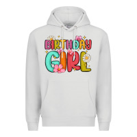 Dove Grey birthday girl Premium Hoodie - MaliasSmallBusiness