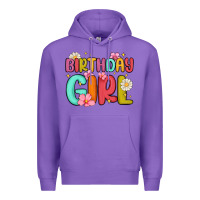 Purple birthday girl Premium Hoodie - MaliasSmallBusiness