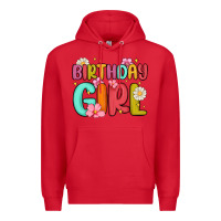 Red birthday girl Premium Hoodie - MaliasSmallBusiness