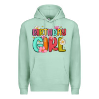 Seafoam birthday girl Premium Hoodie - MaliasSmallBusiness