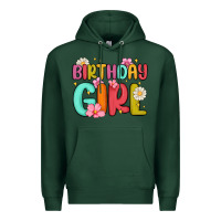 Sports Green birthday girl Premium Hoodie - MaliasSmallBusiness