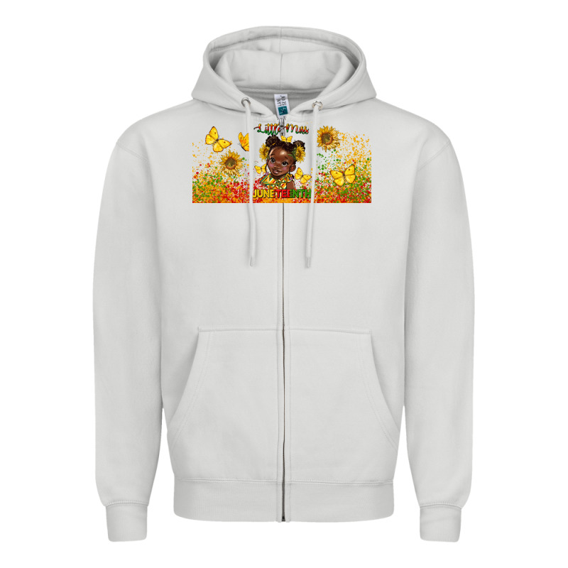 Juneteenth Little Miss Libbey Glass Zipper Hoodie by HRA Design Shop | Teevron