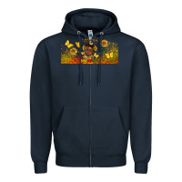 Navy juneteenth little miss libbey glass Zipper Hoodie - HRA Design Shop