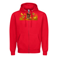 Red juneteenth little miss libbey glass Zipper Hoodie - HRA Design Shop