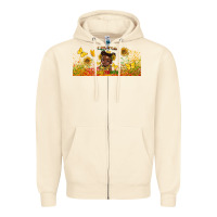 Sandshell juneteenth little miss libbey glass Zipper Hoodie - HRA Design Shop