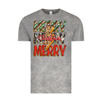 Cloud Rock merry christmas lightning bolt Vintage Tee - Zillion Design Studio