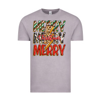 Vintage Zinc merry christmas lightning bolt Vintage Tee - Zillion Design Studio