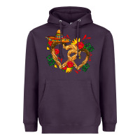 Plum Churros with love and sombrero Heavyweight Hoodie - AdoDesignShop