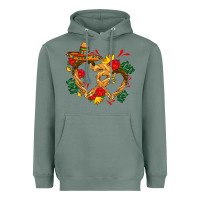 Sage Churros with love and sombrero Heavyweight Hoodie - AdoDesignShop
