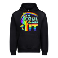 Black Lgbtq İ'm Cool With İt Urban Hoodie - BundleAndBundleShop