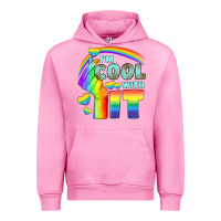 Fuchsia Pink Lgbtq İ'm Cool With İt Urban Hoodie - BundleAndBundleShop