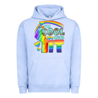 Pigment Grape Ice Lgbtq İ'm Cool With İt Urban Hoodie - BundleAndBundleShop