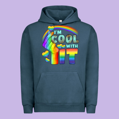 Lgbtq İ'm Cool With İt Urban Hoodie Designed By Bundleandbundleshop
