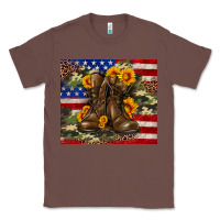 Chestnut Army USA lag leopard camouflage sunflower 20oz Classic Tee - Neo Western