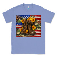 Colony Blue Army USA lag leopard camouflage sunflower 20oz Classic Tee - Neo Western