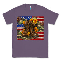 Lavender Army USA lag leopard camouflage sunflower 20oz Classic Tee - Neo Western