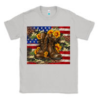Moon Dust Army USA lag leopard camouflage sunflower 20oz Classic Tee - Neo Western