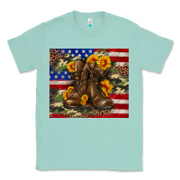 Seafoam Army USA lag leopard camouflage sunflower 20oz Classic Tee - Neo Western