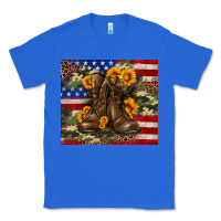 True Royal Army USA lag leopard camouflage sunflower 20oz Classic Tee - Neo Western