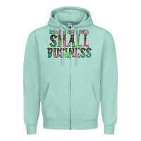Minding My Own Small Bussiness Zipper Hoodie | Teevron