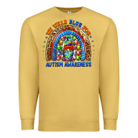 Antique Gold autism awareness gnomes Premium Sweatshirt - BarkalooDesign