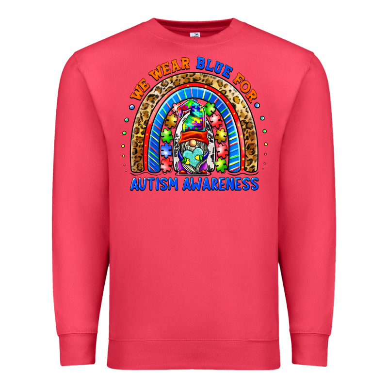 Autism Awareness Gnomes Premium Sweatshirt by BarkalooDesign | Teevron
