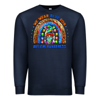 Navy autism awareness gnomes Premium Sweatshirt - BarkalooDesign