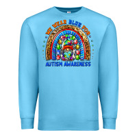 Ocean Blue autism awareness gnomes Premium Sweatshirt - BarkalooDesign
