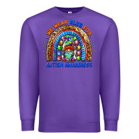 Purple autism awareness gnomes Premium Sweatshirt - BarkalooDesign