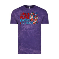 Cloud Purple flip flops fireworks & freedom Vintage Tee - BarkalooDesign