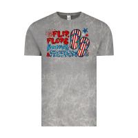 Cloud Rock flip flops fireworks & freedom Vintage Tee - BarkalooDesign