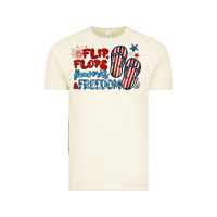 Vintage Arctic flip flops fireworks & freedom Vintage Tee - BarkalooDesign