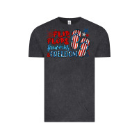 Vintage Black flip flops fireworks & freedom Vintage Tee - BarkalooDesign