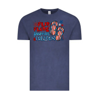 Vintage Denim flip flops fireworks & freedom Vintage Tee - BarkalooDesign