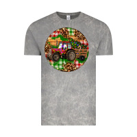 Cloud Rock Christmas Farm Red Tractor Vintage Tee - RanaPortraitStore