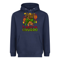 Navy Te Gueiro un churro Heavyweight Hoodie - AdoDesignShop