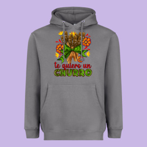 Te Gueiro Un Churro Heavyweight Hoodie Designed By Adodesignshop