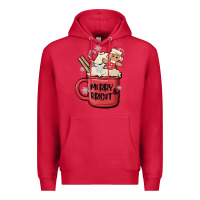 Cardinal merry and bright Premium Hoodie - MaliasSmallBusiness