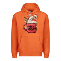 Carrot merry and bright Premium Hoodie - MaliasSmallBusiness