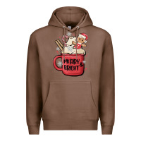 Chestnut merry and bright Premium Hoodie - MaliasSmallBusiness