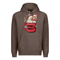 Coffee merry and bright Premium Hoodie - MaliasSmallBusiness