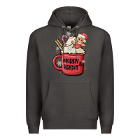 Smoke merry and bright Premium Hoodie - MaliasSmallBusiness