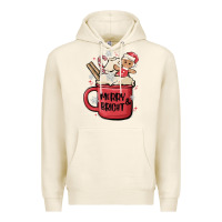 Tofu merry and bright Premium Hoodie - MaliasSmallBusiness