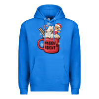 True Royal merry and bright Premium Hoodie - MaliasSmallBusiness
