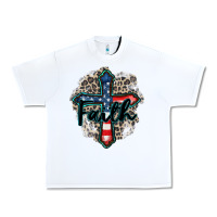 White faith usa Urban Heavy Tee - Zillion Design Studio