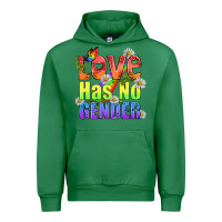 Emerald Love Has No Gender Pride Lgbtq Urban Hoodie - BundleAndBundleShop