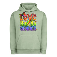 Pigment Oil Green Love Has No Gender Pride Lgbtq Urban Hoodie - BundleAndBundleShop