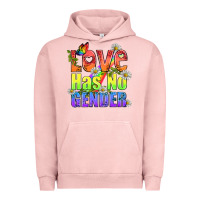 Pigment Salmon Love Has No Gender Pride Lgbtq Urban Hoodie - BundleAndBundleShop