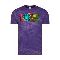 Cloud Purple Western Gemstone Christmas Love Vintage Tee - RanaPortraitStore