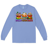 Colony Blue hallothanksmas cupcakes Long Sleeve Tee - texasbilliewilder